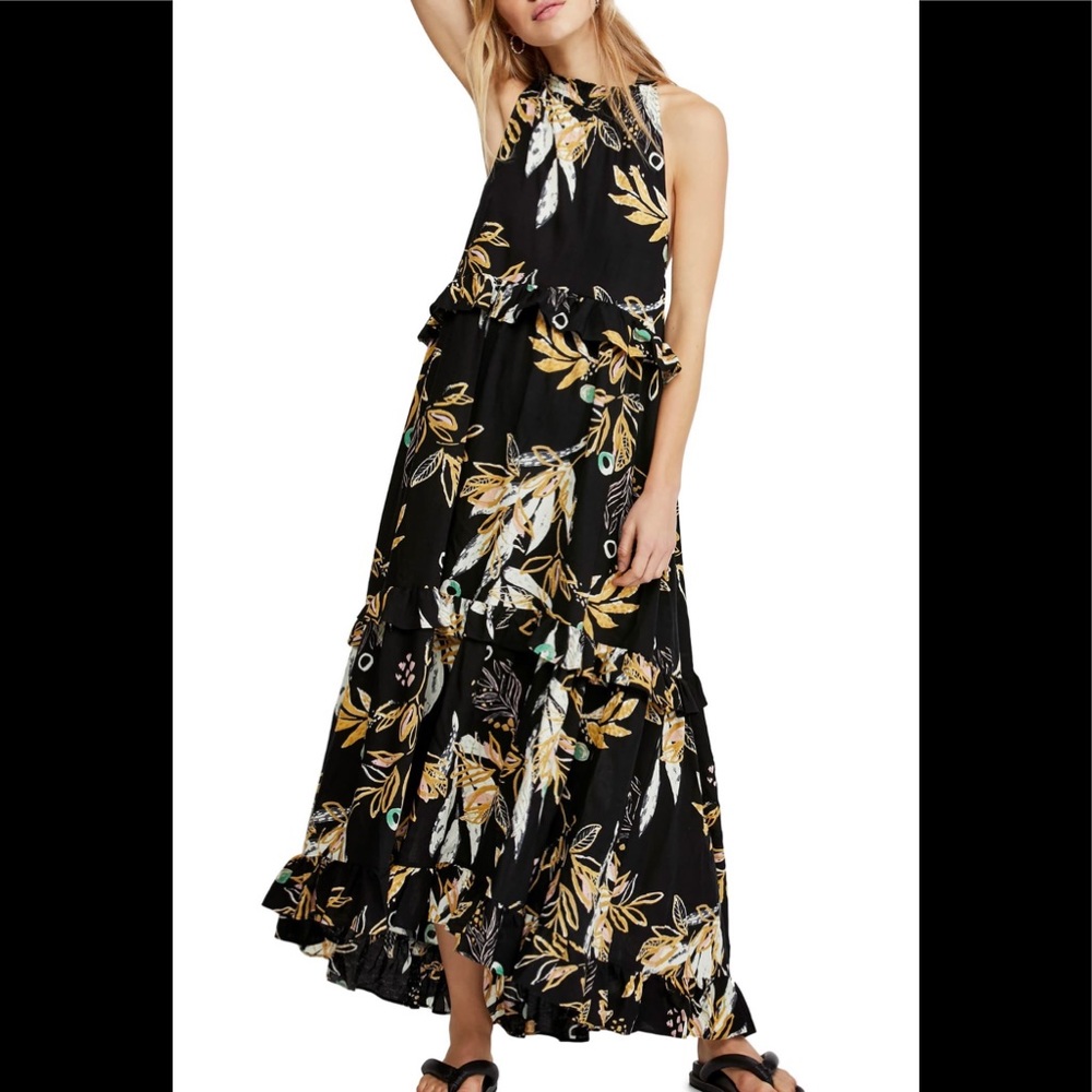 🍂 Free People Anita Printed Maxi Dress 🍂